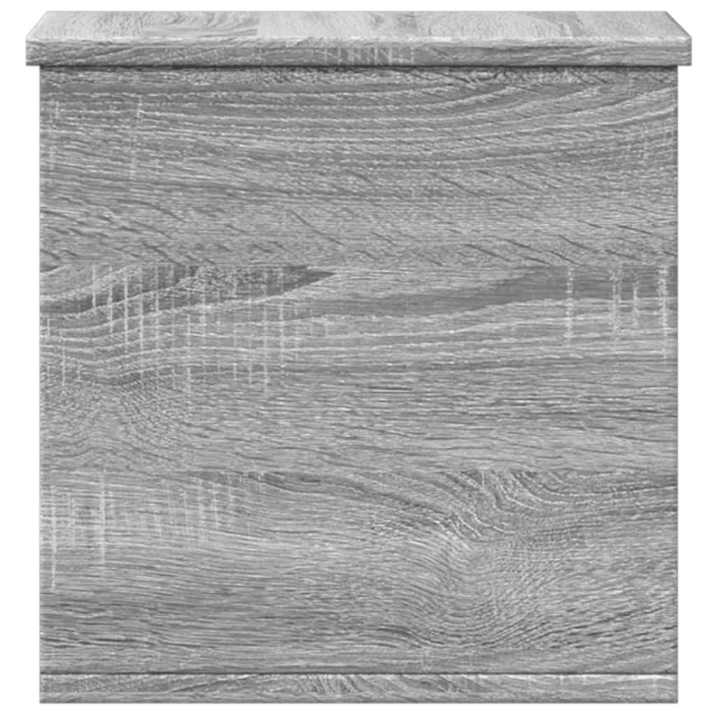 Contenitore Portaoggetti Grigio Sonoma 30x35x35 cm Truciolato - homemem39