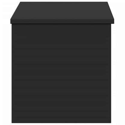 Contenitore Portaoggetti Nero 90x35x35 cm in Truciolato - homemem39