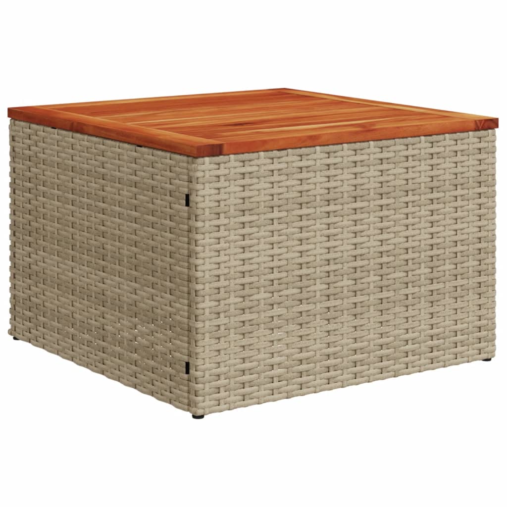 Set Divano da Giardino 13 pz con Cuscini Beige in Polyrattan - homemem39