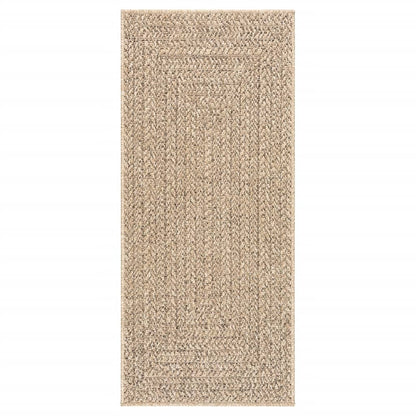 Tappeto ZIZUR 80x200 cm Aspetto Iuta per Interni ed Esterni - homemem39