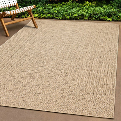 Tappeto ZIZUR 80x200 cm Aspetto Iuta per Interni ed Esterni - homemem39