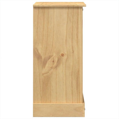 Cassettiera Corona 80x43x91 cm in Legno Massello di Pino - homemem39