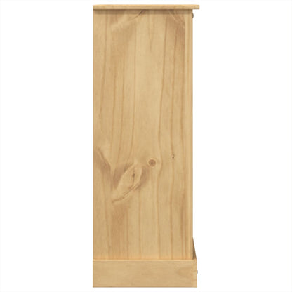 Cassettiera Corona 80x43x114 cm in Legno Massello di Pino - homemem39