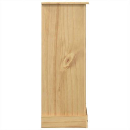 Cassettiera Corona 80x43x114 cm in Legno Massello di Pino - homemem39