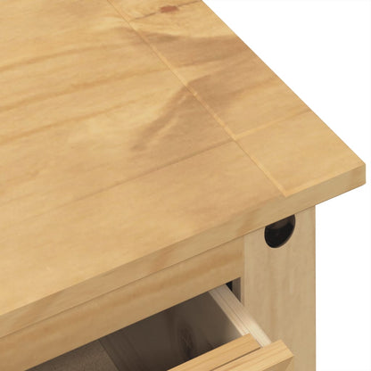 Cassettiera Corona 80x43x114 cm in Legno Massello di Pino - homemem39