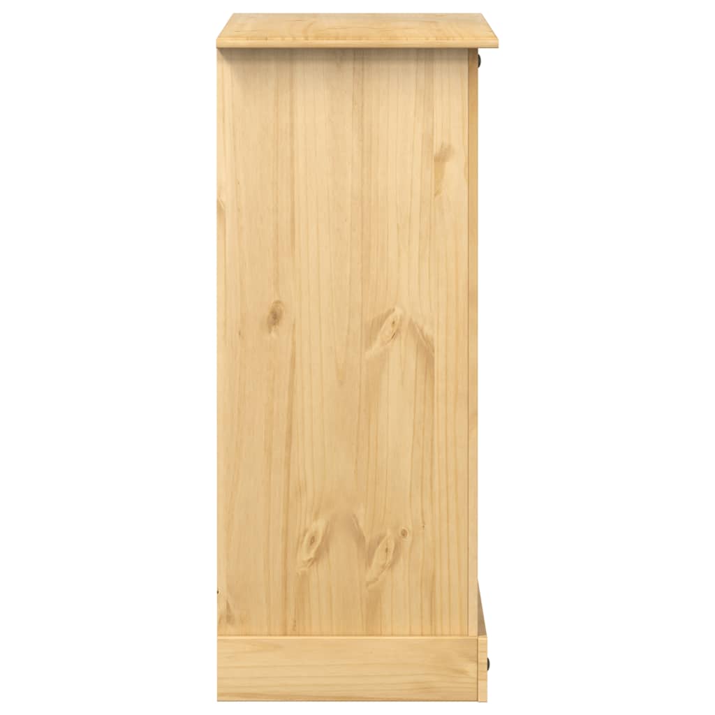 Cassettiera Corona 92x48x114 cm in Legno Massello di Pino - homemem39