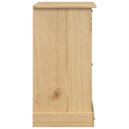 Cassettiera Corona 120x48x91 cm in Legno Massello di Pino - homemem39