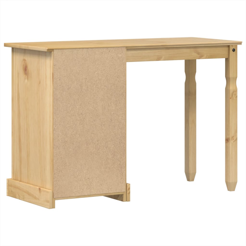 Toeletta Corona 110x47x75 cm in Legno Massello di Pino - homemem39