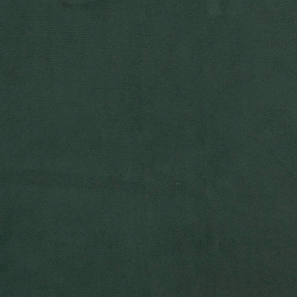 Giroletto senza Materasso Verde Scuro 120x190 cm Velluto