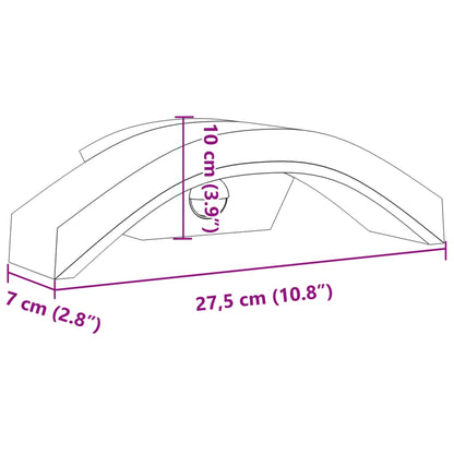 Applique con LED e Sensore Nera in Alluminio Pressofuso - homemem39