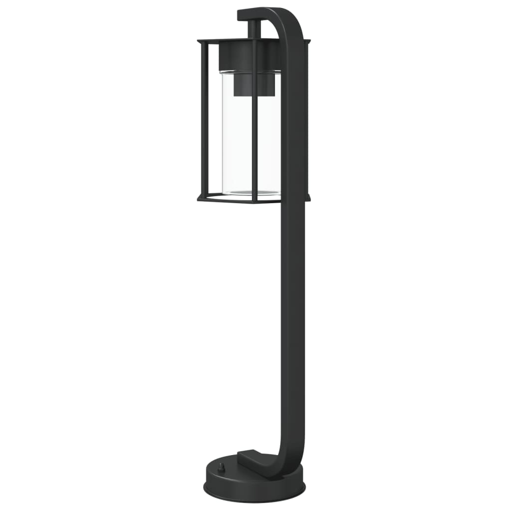 Lampada da Terra per Esterni Nera 60 cm in Acciaio Inox