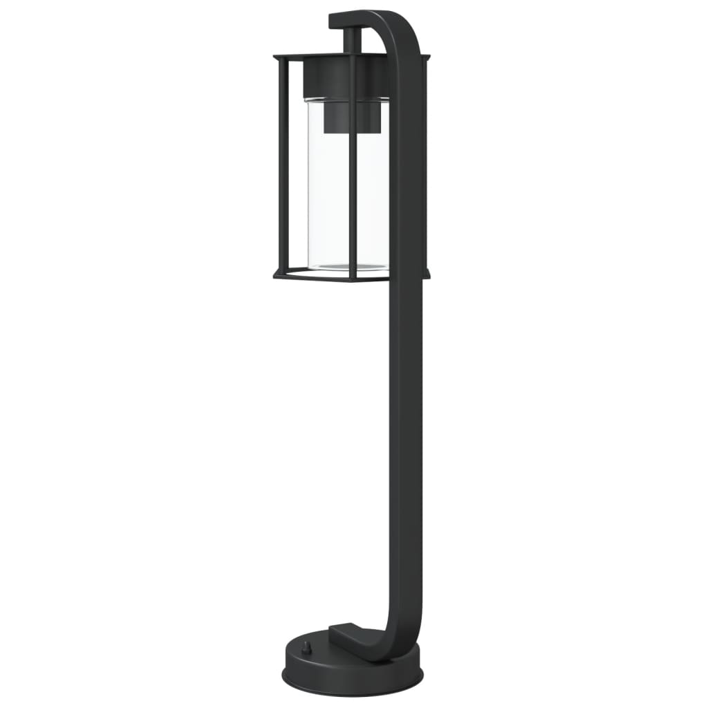 Lampade da Terra per Esterni 3 pz Nere 60 cm in Acciaio Inox