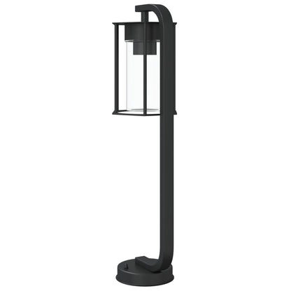 Lampade da Terra per Esterni 3 pz Nere 60 cm in Acciaio Inox