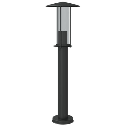 Lampada da Terra per Esterni Nera 60 cm in Acciaio Inox - homemem39