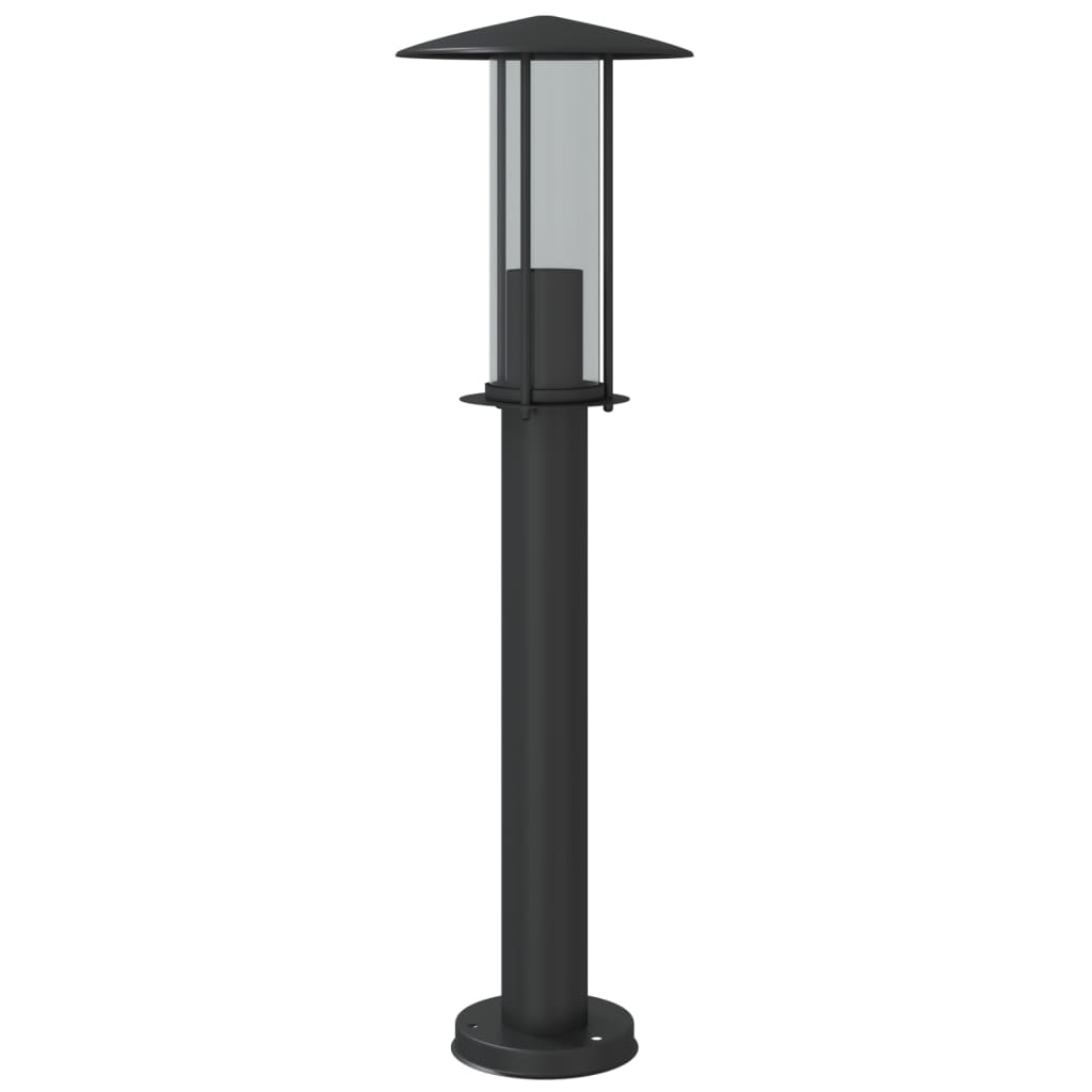 Lampade da Terra per Esterni 3 pz Nere 60 cm in Acciaio Inox - homemem39