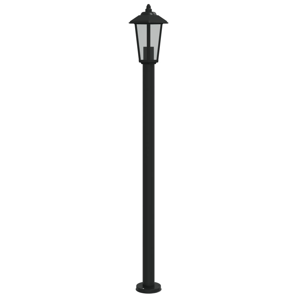 Lampada da Terra per Esterni Argento 120 cm in Acciaio Inox - homemem39