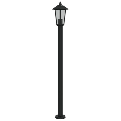 Lampada da Terra per Esterni Argento 120 cm in Acciaio Inox - homemem39