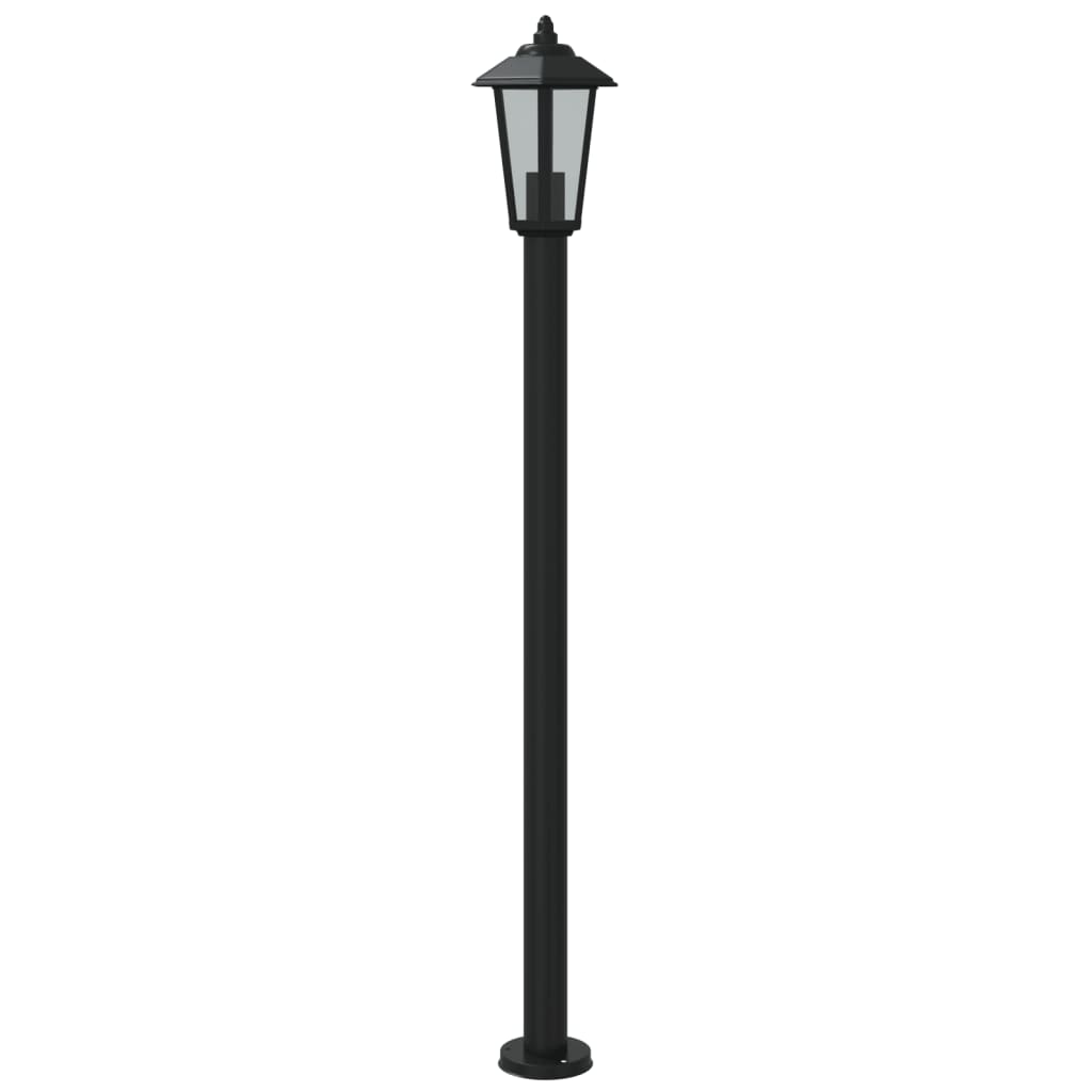 Lampada da Terra per Esterni Argento 120 cm in Acciaio Inox - homemem39