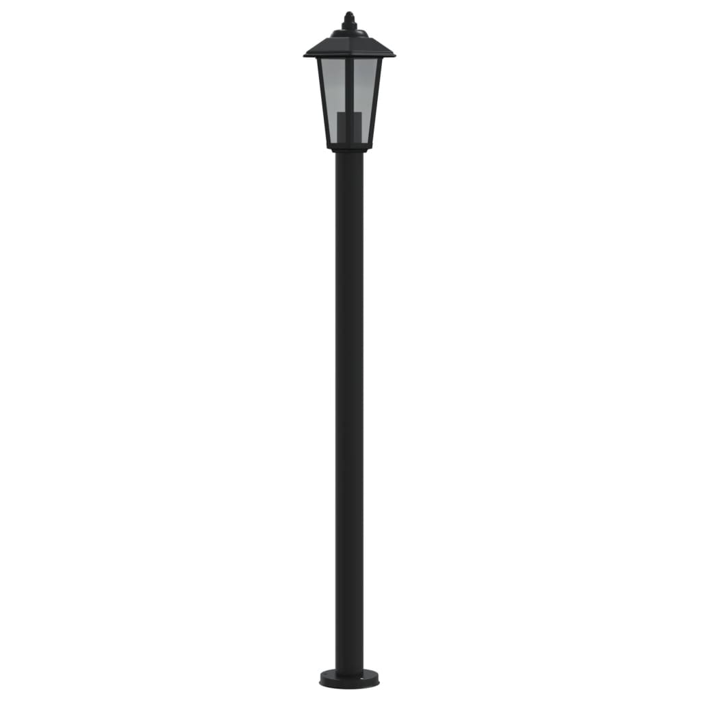 Lampada da Terra per Esterni Argento 120 cm in Acciaio Inox - homemem39