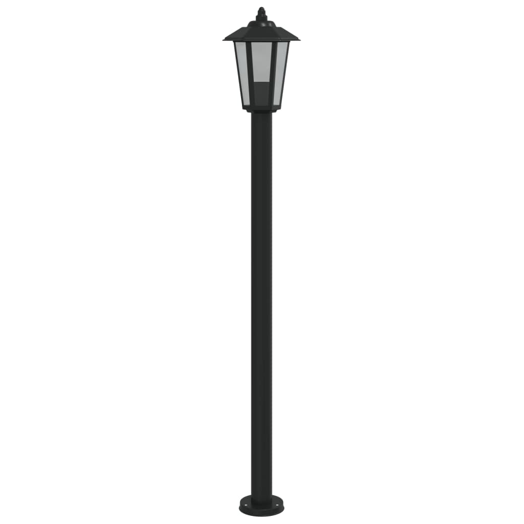 Lampada da Terra per Esterni Argento 120 cm in Acciaio Inox - homemem39