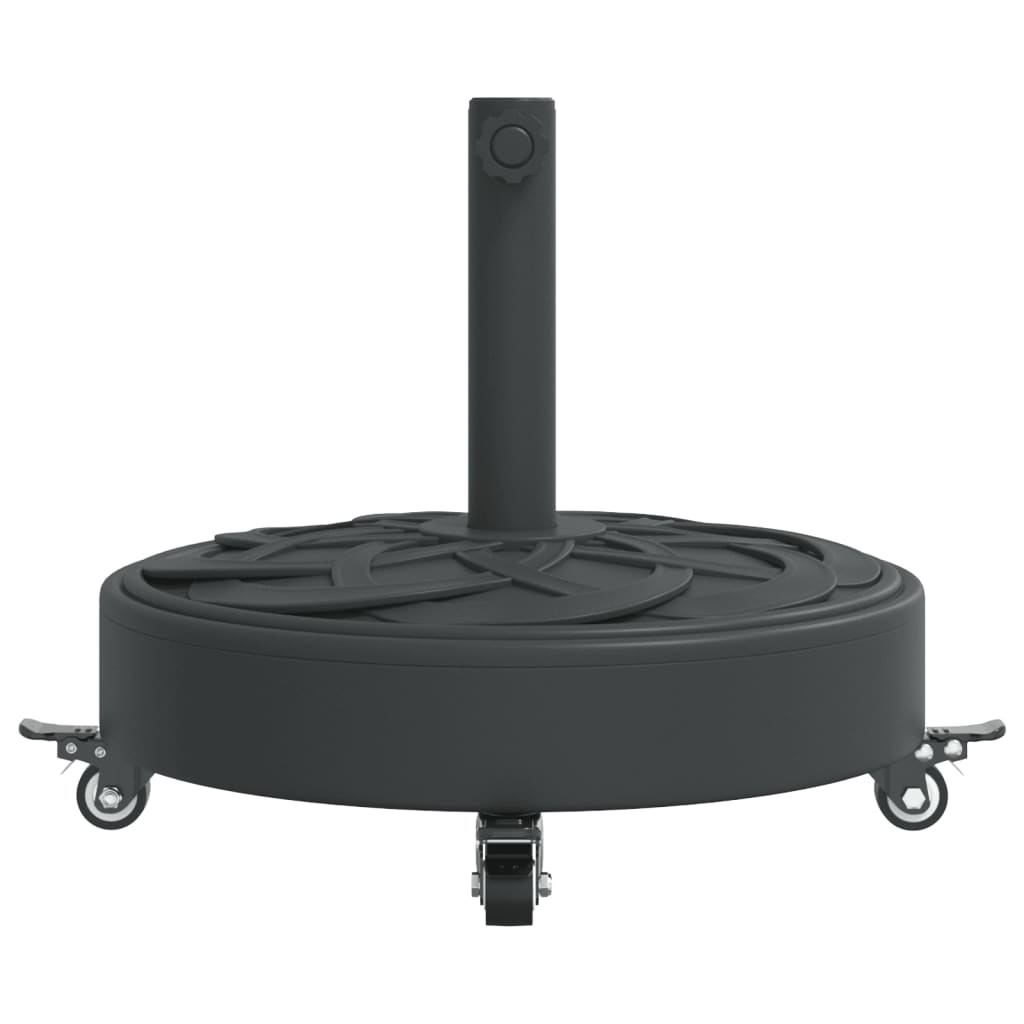 Base per Ombrellone con Ruote per Pali Ø38/48 mm 27 kg Rotonda