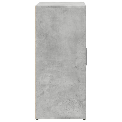 Credenze 2 pz Grigio Cemento 60x31x70 cm in Legno Multistrato - homemem39