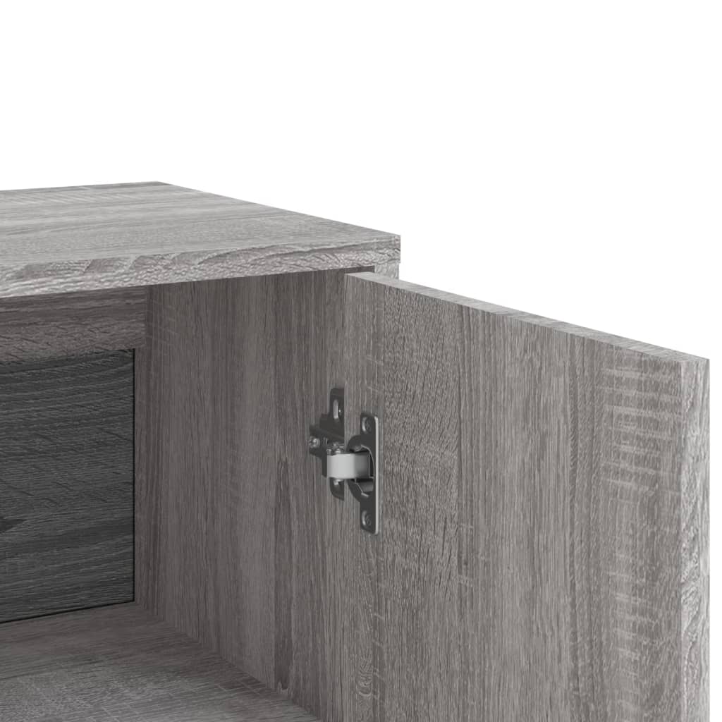 Credenze 3 pz Grigio Sonoma 60x31x84 cm in Legno Multistrato - homemem39