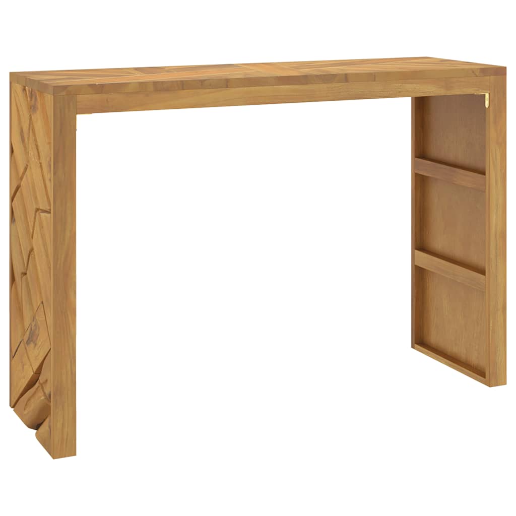 Tavolo Consolle 110x35x75 cm in Legno Massello di Teak - homemem39