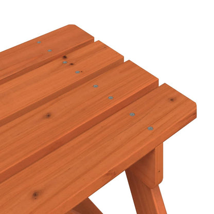 Tavolo da Picnic per 4 Bambini con Foro Ombrellone Legno Abete - homemem39