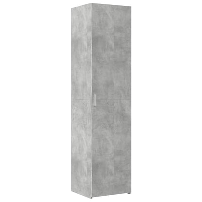 Mobile Sottile Grigio Cemento 45x42,5x225 cm in Truciolato