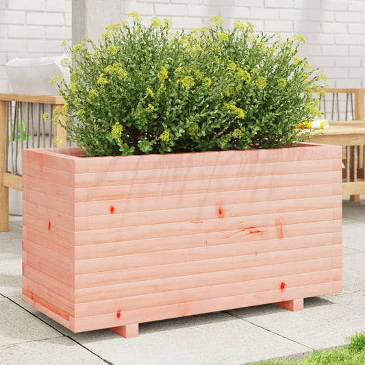 Fioriera da Giardino 90x40x49,5 cm in Legno Massello di Douglas