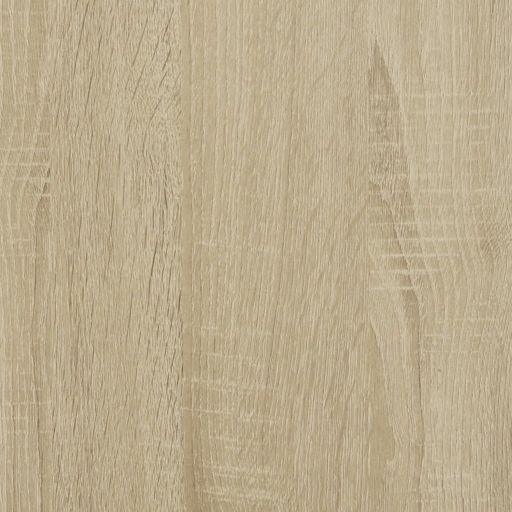 Comodino Rovere Sonoma 45x50x50 cm in Legno Multistrato