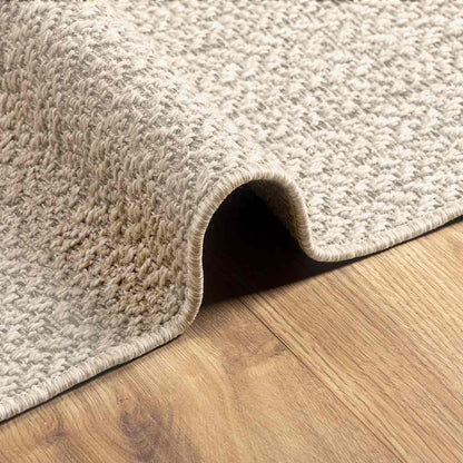 Tappeto ZIZUR Crema 80x200 cm Aspetto Iuta Interni ed Esterni - homemem39