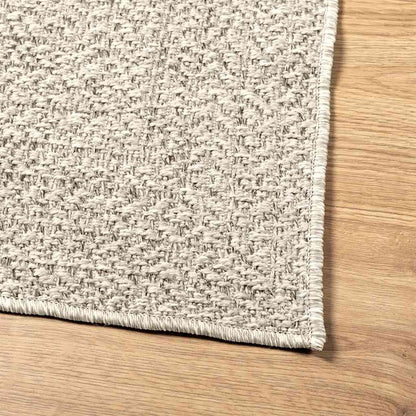 Tappeto ZIZUR Crema 240x340 cm Aspetto Iuta Interni ed Esterni - homemem39