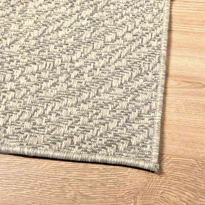 Tappeto ZIZUR Crema 80x200 cm Aspetto Iuta Interni ed Esterni - homemem39