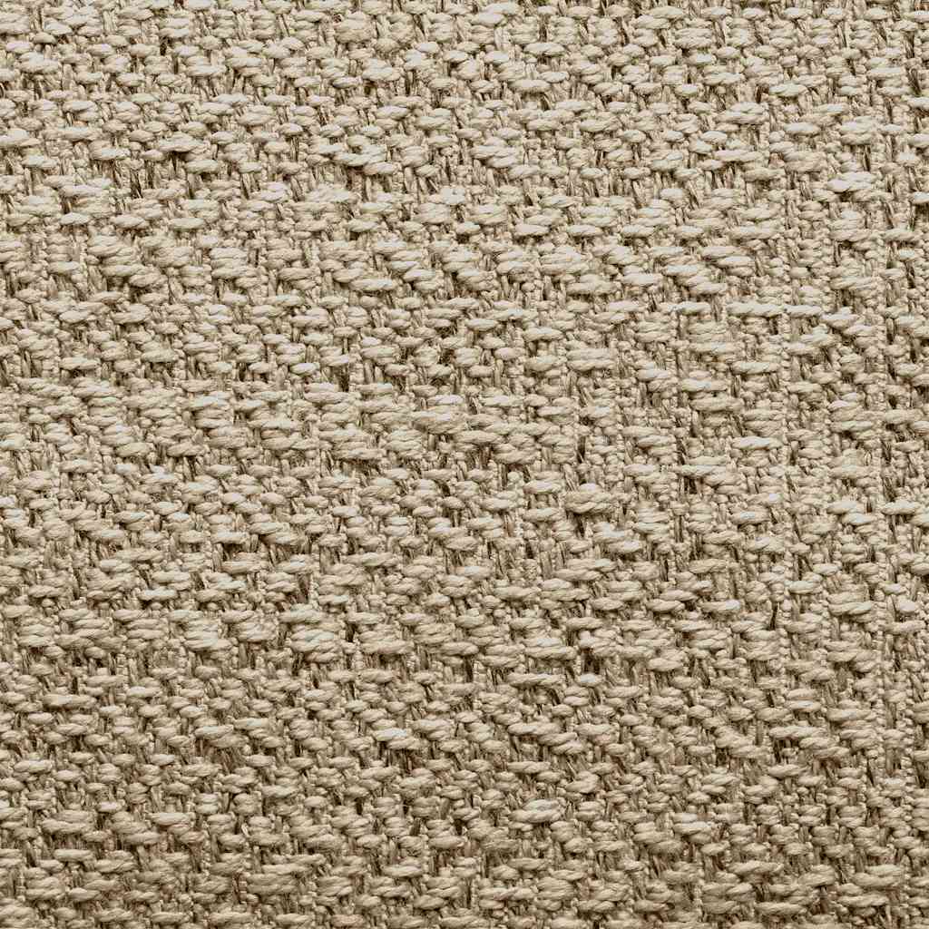 Tappeto ZIZUR Beige 140x200 cm Aspetto Iuta Interni ed Esterni