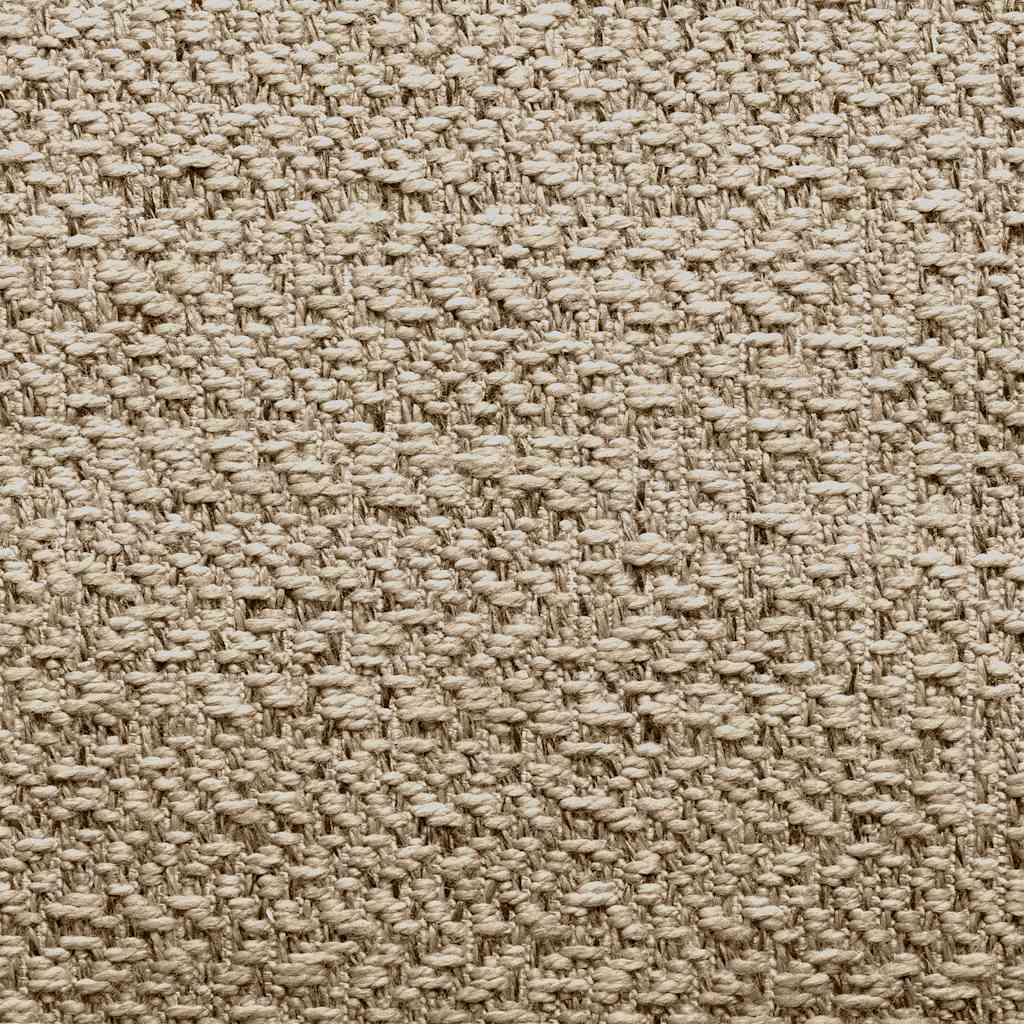 Tappeto ZIZUR Beige 160x230 cm Aspetto Iuta Interni ed Esterni - homemem39