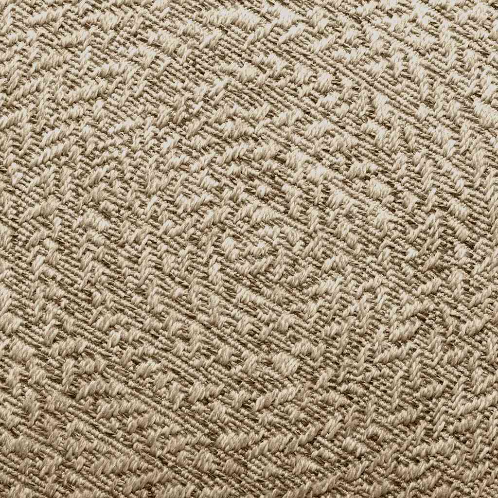 Tappeto ZIZUR Beige 80x150 cm Aspetto Iuta Interni ed Esterni - homemem39