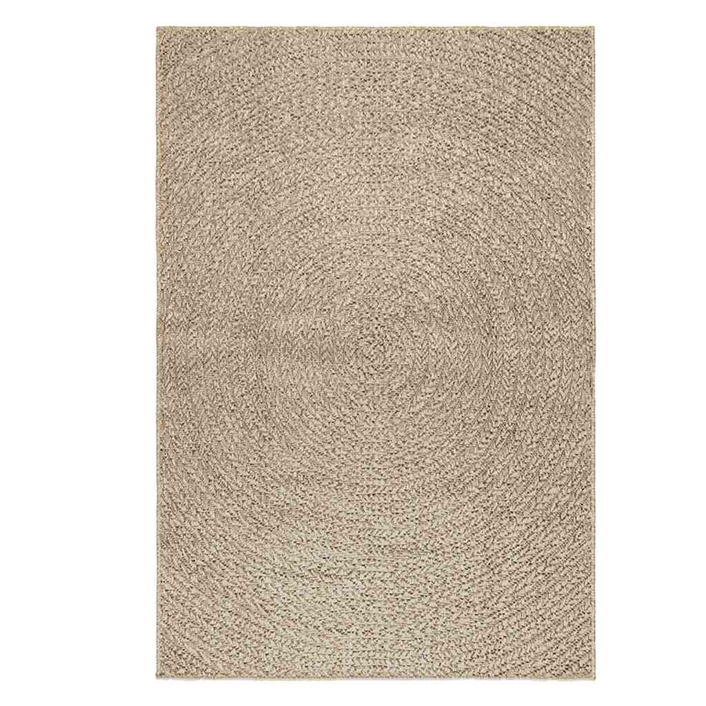 Tappeto ZIZUR Beige 120x170 cm Aspetto Iuta Interni ed Esterni