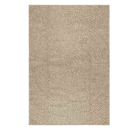 Tappeto ZIZUR Beige 120x170 cm Aspetto Iuta Interni ed Esterni