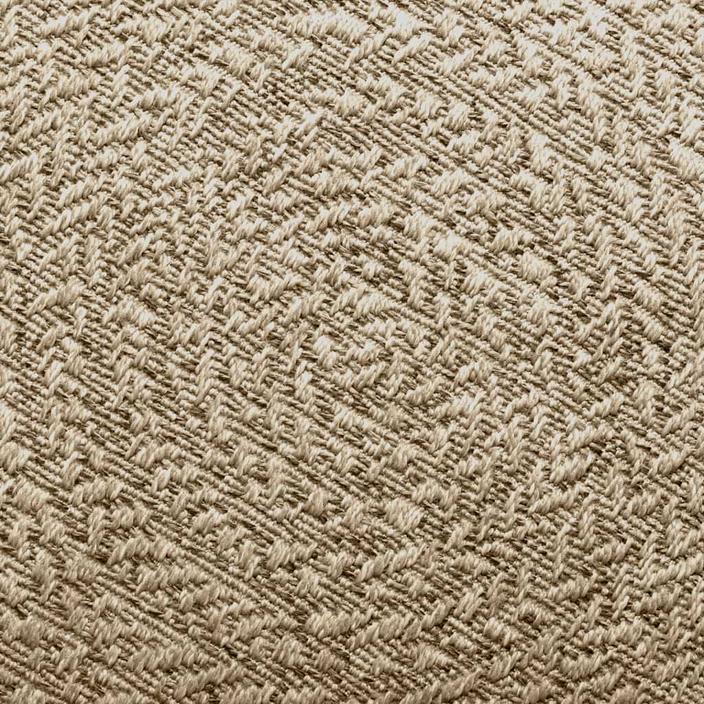 Tappeto ZIZUR Beige 120x170 cm Aspetto Iuta Interni ed Esterni