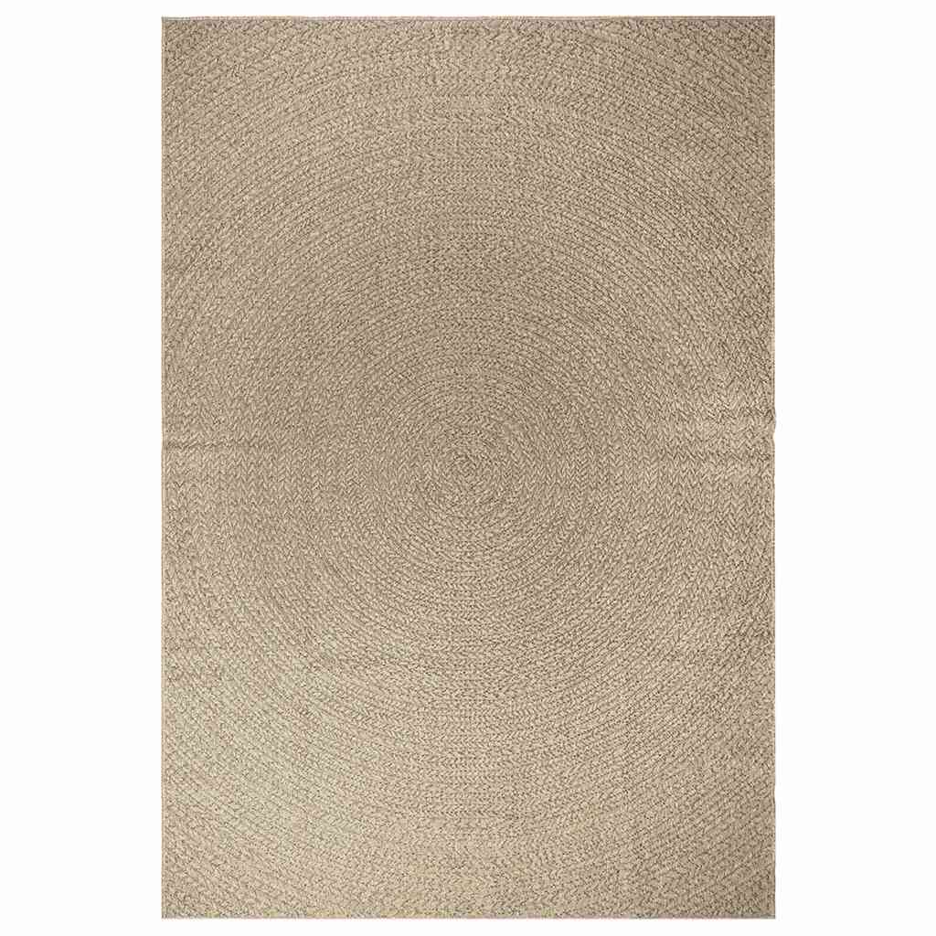 Tappeto ZIZUR Beige 200x290 cm Aspetto Iuta Interni ed Esterni