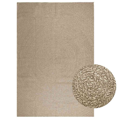 Tappeto ZIZUR Beige 240x340 cm Aspetto Iuta Interni ed Esterni - homemem39