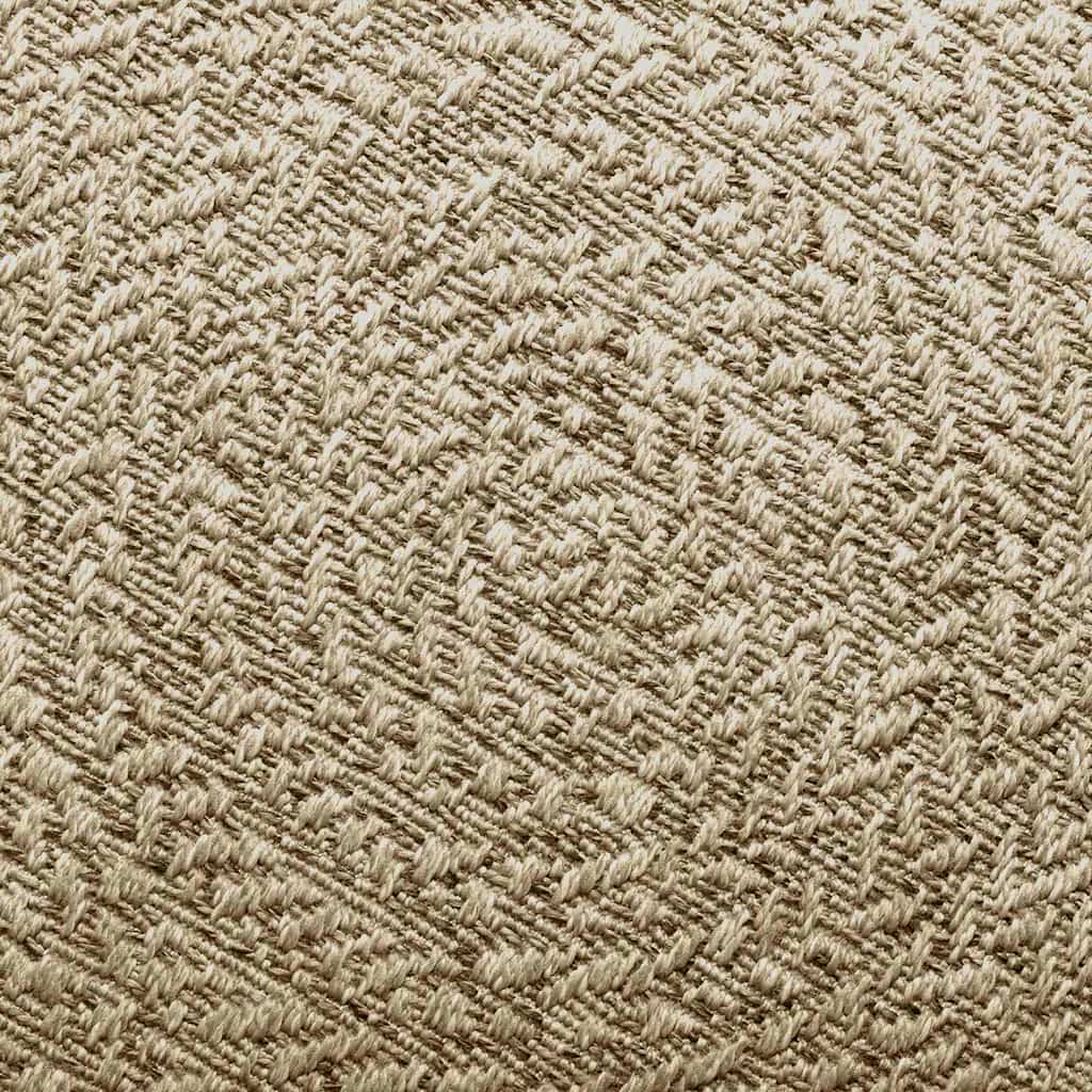 Tappeto ZIZUR Beige 240x340 cm Aspetto Iuta Interni ed Esterni - homemem39