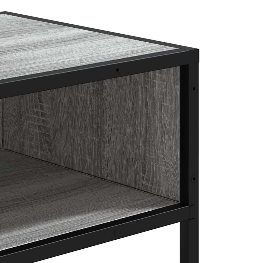 Tavolo Consolle Rovere Sonoma 90x35x80 cm in Legno Multistrato - homemem39