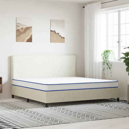 Materasso Viscoelastico Bianco 200x200x17 cm - homemem39