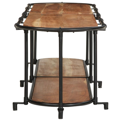 Mobile Porta TV 200x42x40 cm in Legno Massello di Acacia