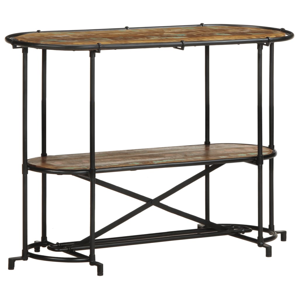 Tavolo Consolle 110x42x76 cm in Legno Massello di Recupero - homemem39