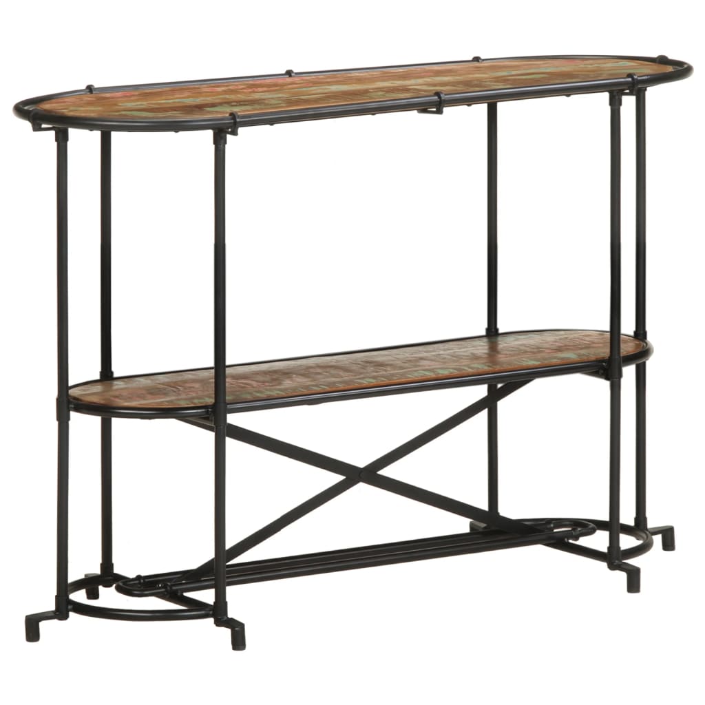 Tavolo Consolle 110x42x76 cm in Legno Massello di Recupero - homemem39