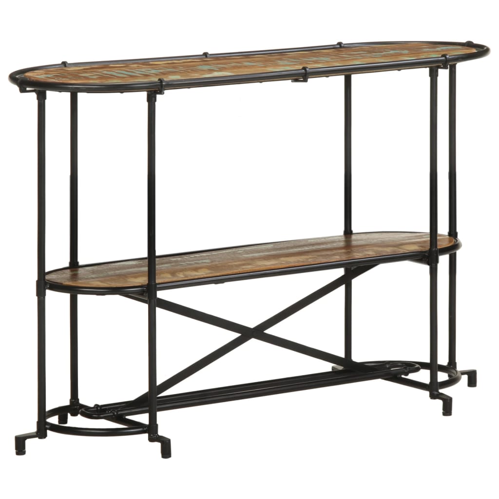 Tavolo Consolle 110x42x76 cm in Legno Massello di Recupero - homemem39